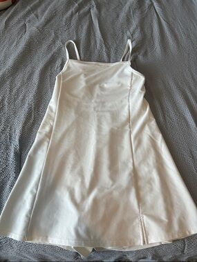 Old Navy White Active Dress with Built-In Spandex/Bra